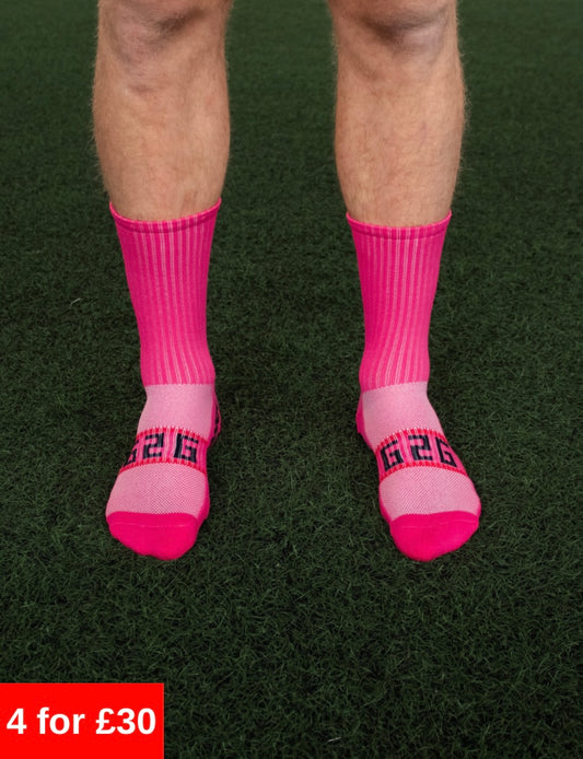 Grip Socks - Hot Pink